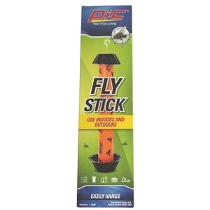 Pic Pest Free Living Hanging Fly Stick Indoor Outdoor Kitchen Garage Barn Porch